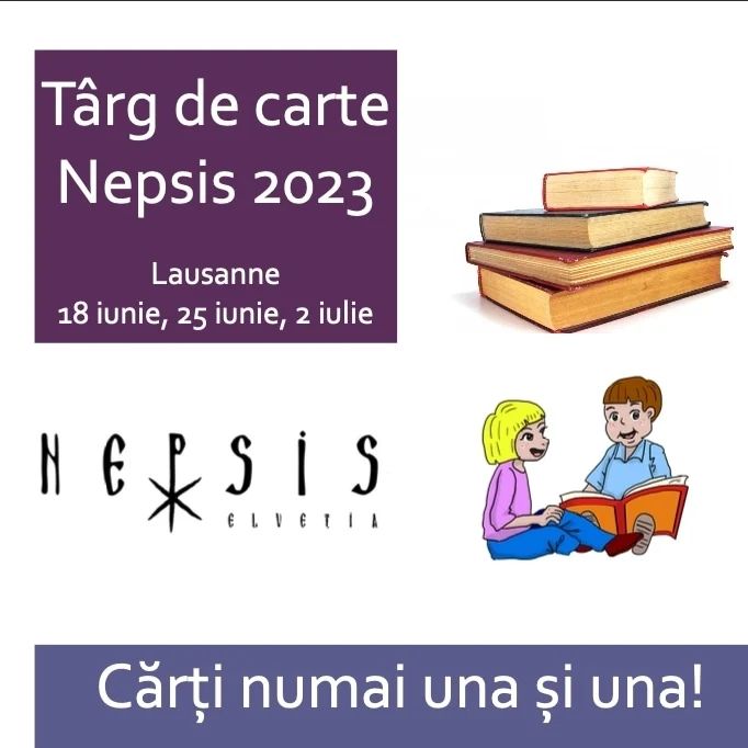 Afiș târg de carte Nepsis